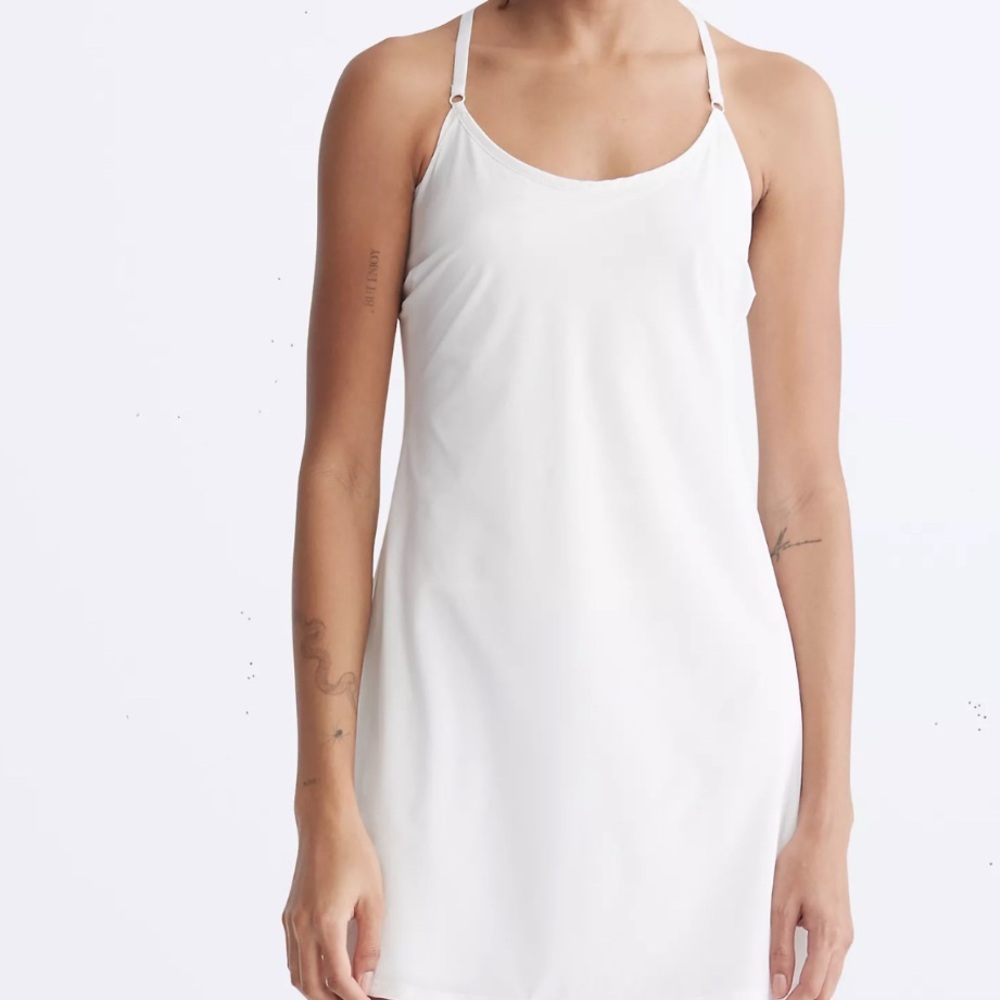 Calvin Klein White Performance Dress